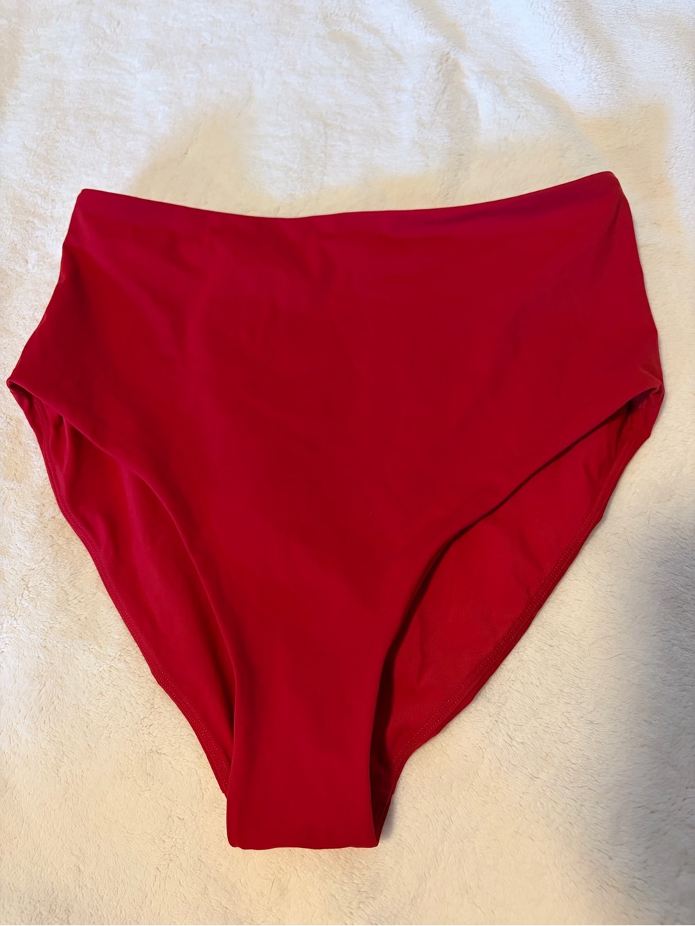 Lululemon Waterside High-Waist Swim Bottom Red Bikini Bottom